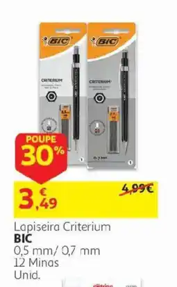 Auchan Lapiseira Criterium BIC promoção