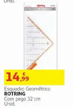 Auchan Esquadro Geométrico rotring promoção