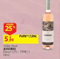 Auchan vinho rosé assobio promoção