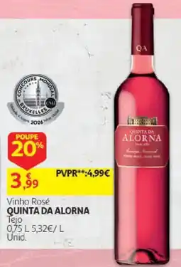 Auchan vinho rosé quinta da alorna promoção