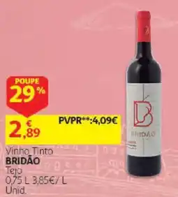 Auchan Vinho Tinto Bridão promoção