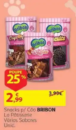 Auchan Snacks p/ Cão BRIBON promoção
