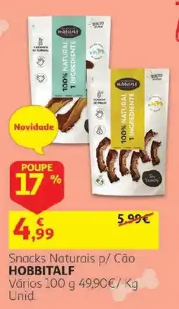 Auchan Snacks Naturais p/ Cão Hobbitalf promoção