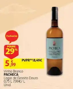 Auchan vinho branco pacheca promoção