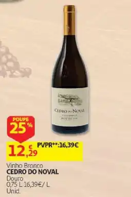 Auchan vinho branco cedro do noval promoção