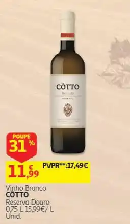 Auchan vinho branco cotto promoção