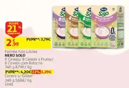 Auchan Farinha Não Láctea Hero Solo promoção