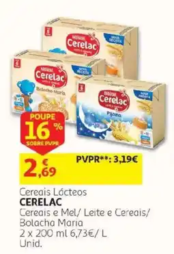 Auchan Cereais Lácteos Cerelac promoção