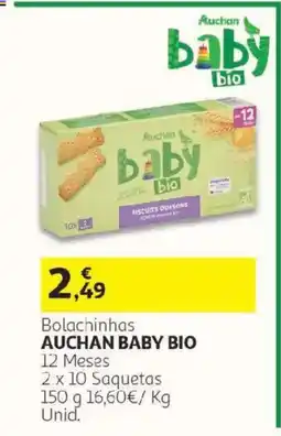Auchan Bolachinhas auchan baby bio promoção