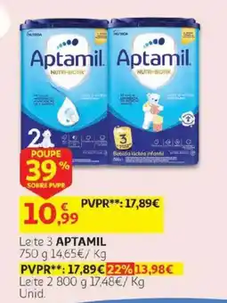 Auchan Leite 3 Aptamil promoção