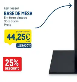 Makro base de mesa promoção