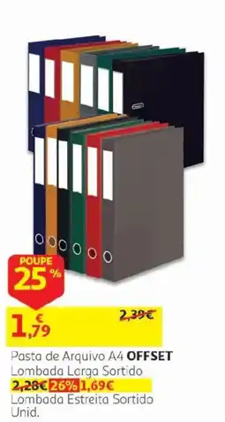 Auchan Pasta de Arquivo A4 OFFSET promoção
