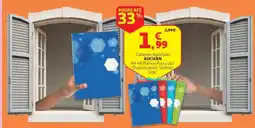 Auchan Caderno Agraçado Auchan promoção