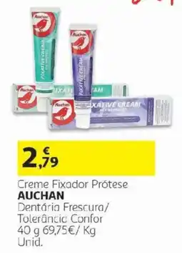 Auchan Creme Fixador Prótese Auchan promoção