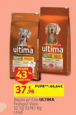 Auchan Ração p/ Cão ultima promoção