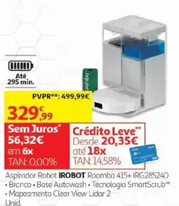 Auchan Aspirador Robot iRobot Roomba 415+ promoção