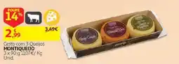 Auchan Cesto com 3 Queijos Montiqueijo promoção