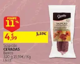 Auchan Salpicão cevadas promoção