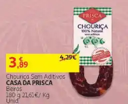 Auchan Chourica sem aditivos casa da prisca promoção