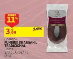 Auchan Chourico fumeiro de arganil tradicional promoção