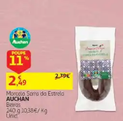 Auchan Morcela Serra da Estrela Auchan promoção