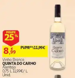 Auchan vinho branco quinta do carmo promoção
