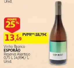 Auchan Vinho Branco Esporão promoção