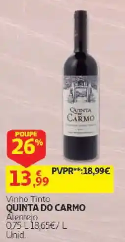 Auchan vinho tinto quinta do carmo promoção
