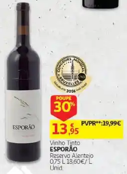 Auchan Vinho Tinto Esporão promoção