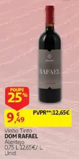 Auchan Vinho Tinto Dom Rafael promoção