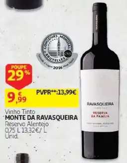 Auchan vinho tinto monte da ravasqueira promoção
