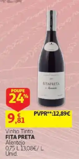 Auchan Vinho Tinto Fita Preta promoção