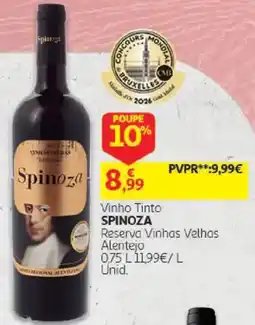 Auchan Vinho Tinto Spinoza promoção