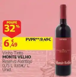 Auchan vinho tinto monte velho promoção