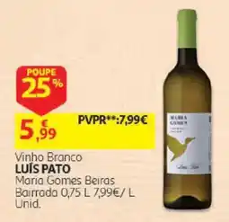 Auchan Vinho Branco Luís Pato promoção