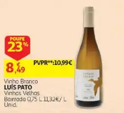 Auchan vinho branco luís pato promoção