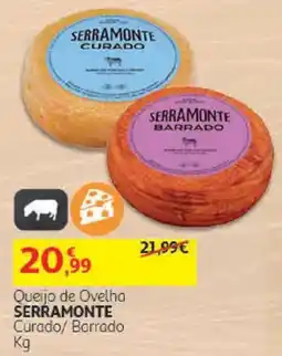 Auchan Queijo de Ovelha Serramonte Curado/ Barrado promoção