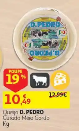 Auchan Queijo D. Pedro Curado Meio Gordo promoção