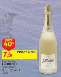 Auchan Espumante freixenet sem álcool promoção
