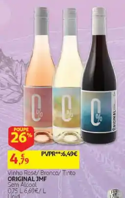 Auchan Vinho Rosé/ Branco/ Tinto ORIGINAL JMF promoção