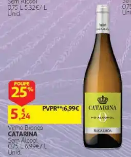 Auchan Vinho Branco Catarina promoção