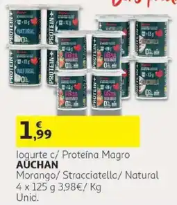 Auchan logurte c/ Proteína Magro AUCHAN promoção