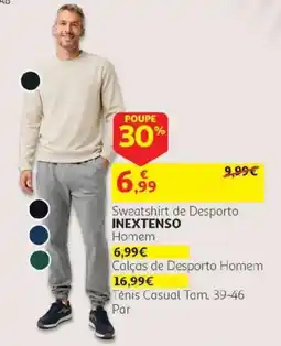Auchan Sweatshirt de Desporto Inextenso Homem promoção