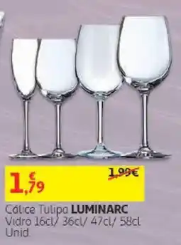 Auchan Cálice Tulipa Luminarc promoção
