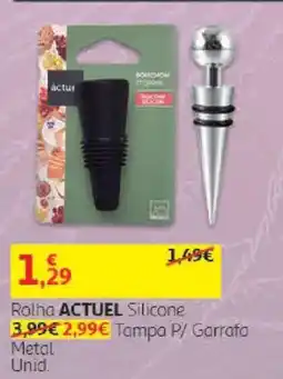 Auchan Rolha ACTUEL Silicone promoção