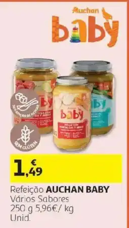 Auchan Refeição Auchan Baby promoção
