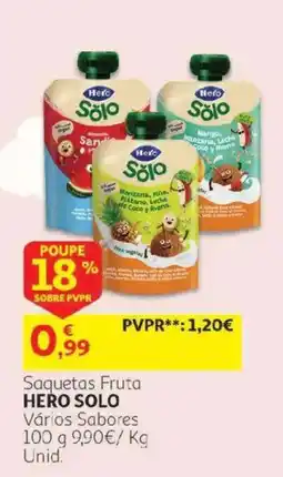 Auchan saquetas fruta hero solo promoção