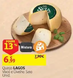 Auchan Queijo Lagos Vaca e Ovelha Seia promoção