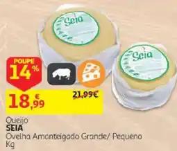 Auchan Queijo Seia Ovelha Amanteigado promoção