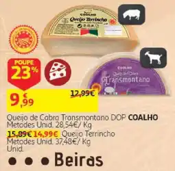 Auchan Queijo de Cabra Transmontano DOP Coalho promoção